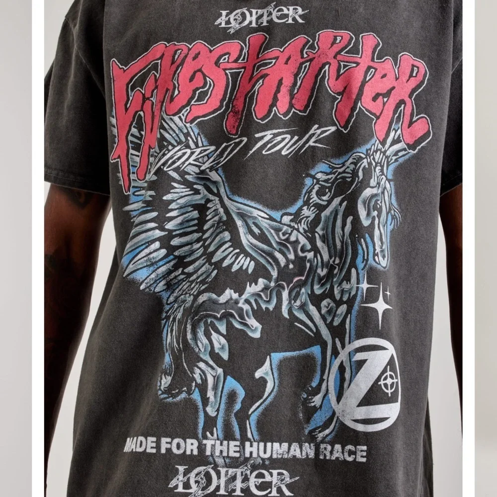 Fire Starter Cotton Short Sleeve Tour Tee Men Size Small